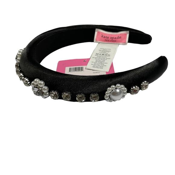 Kate Spade crystal and imitation pearl embellished headband main image 4